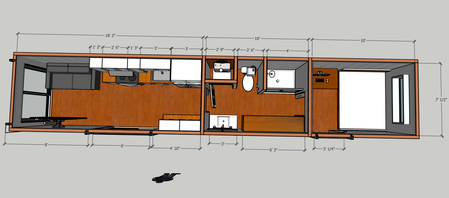 Container Home - 40' HC24 - Starting at $65k + Options