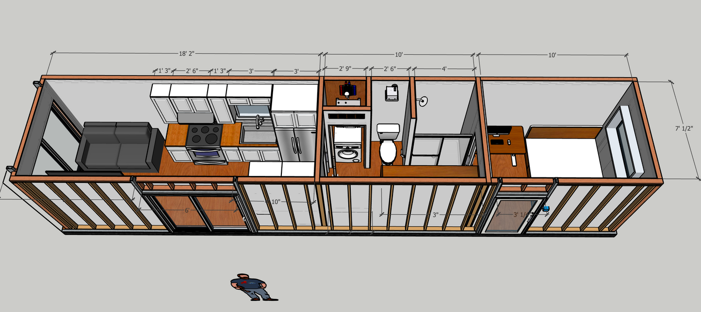 Container Home - 40' HC24 - Starting at $65k + Options