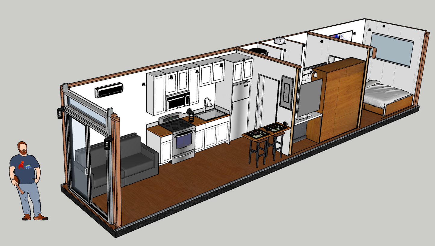 Container Home - 40' HC24 - Starting at $65k + Options