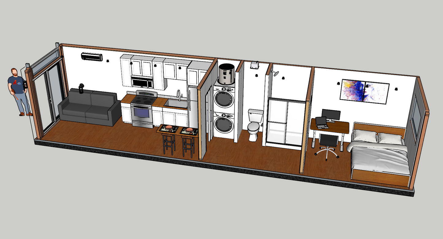 Container Home - 40' HC24 - Starting at $65k + Options