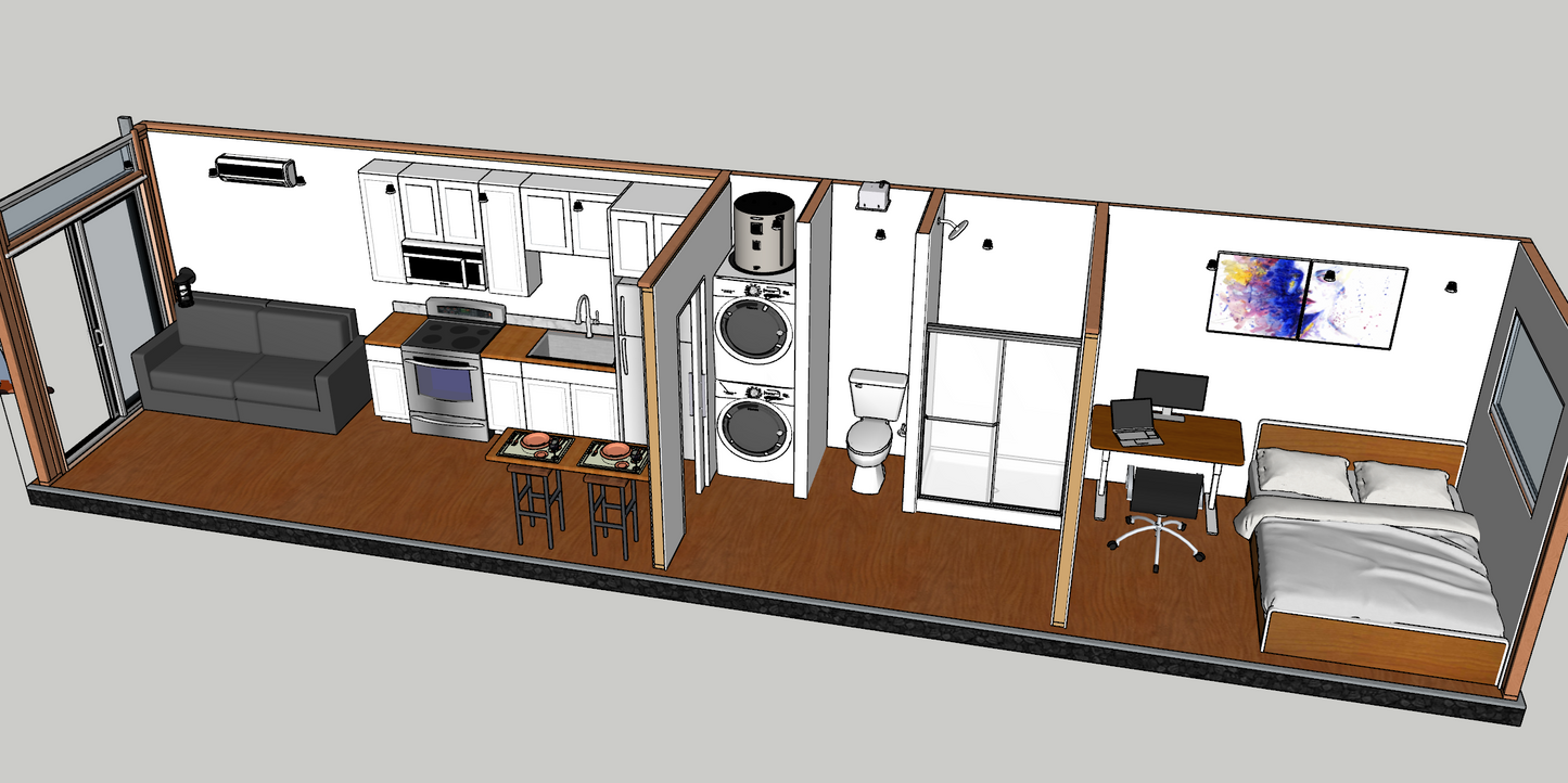 Container Home - 40' HC24 - Starting at $65k + Options