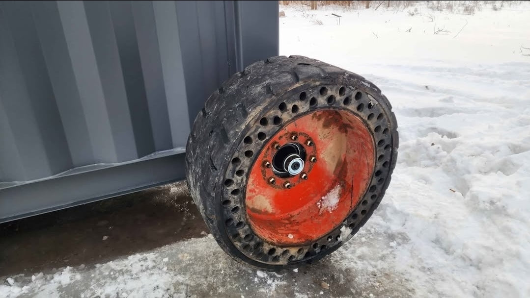 Shipping Container Skid Steer Wheel Spindle Kit (PAIR OF 2)