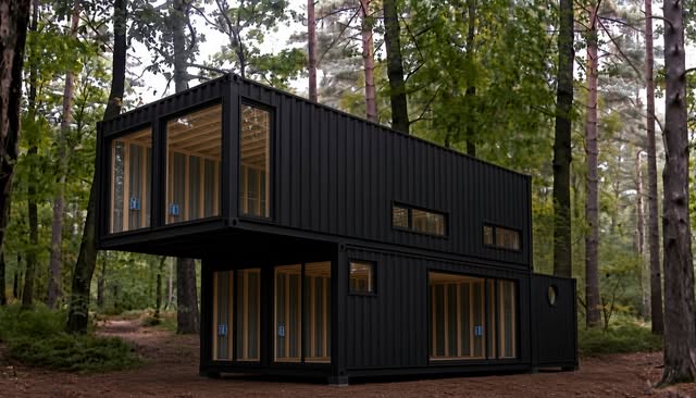 The Overlook — 3 Bed / 2 Bath Container House (1,200 sq ft)