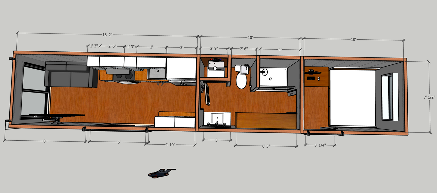 40' HC Container Home