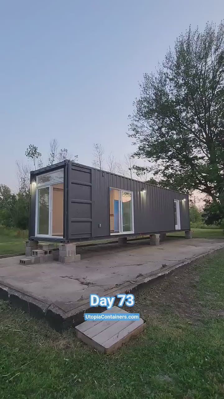 40' HC24 Container Home - Starting at $65k + Options