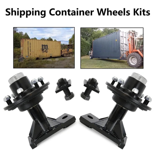 Container Wheel Hub Shipping Container Wheel Spindles (PAIR OF 2) β Utopia Container ...